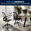 Mid Back Ergonomic Office Chair With Adjustable Height