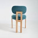Wooden Dining Chairs Set of 2, Modern Fabric Upholstered Dining Room Chair Kitchen Chairs, Farmhouse Dinner Chair for Kitchen Dining Room