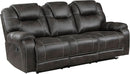 Recife 2-Piece Reclining Living Room Sofa Set Chocolate