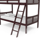 Espresso Twin Over Twin Bunk Bed GREENGUARD Gold Certified