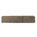 122' Modern L-Shaped Sectional Sofa with High-Density Fully Compressed Sponge and Chaise Lounge, 2-Piece Set, Fully Assembled Right Hand Facing, Perfect for Living Room, Lounge