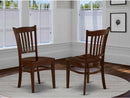 Groton Dining Room Chairs Mahogany Slat Back Set Of 2