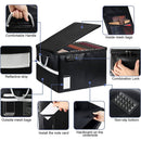 Portable Fireproof Document Storage Box 16.1x12.9x11 Inches