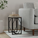 Selma - Handcrafted Metal And Wood Accent Table