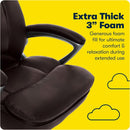 Fairbanks Big And Tall High Back Executive Office Chair With Layered Pillows