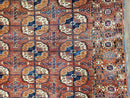 4x7 Antique Yamud Rug Russian Rug Turkoman Rug Fine Weave Rug