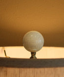 Crackle Ceramic 45mm Ball Lamp Finial Eggshell Finish