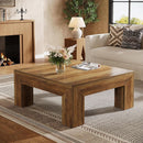 Rectangular Coffee Table ThirtyNine Inches Rustic Brown