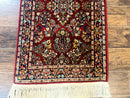 Small Karastan Rug 2.6 x 4 Red Sarouk