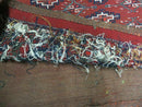 45" X 32" Antique Handmade Bokhara Turkoman Yomud Chuval Wool Rug Soumak NICE