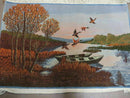 2' X 3' Vintage Handmade Pakistan Pictorial Rug Carpet Scenery Bird Tree Wow
