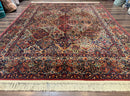 Karastan Rug 8.8 x 10.6, Multicolor Panel Kirman Rug