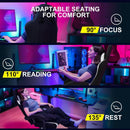 Ergonomic Gaming Chair With Footrest And Lumbar Support
