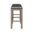 Bar Height Bench - Brown