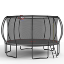 YC 14FT trampoline Pumpkin- Black Red- fframe height 90cm