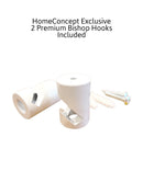18"W 2 Light Swag Plug-In Pendant  Textured Oatmeal with Diffuser White Cord