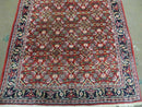 3' X 5' Handmade Knotted Indian Amritsar Floral Oriental Wool Red Rug Organic Nice