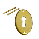 Detailed Brass Keyhole Cover
