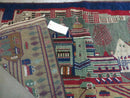 3' X 5' New Vintage Handmade Afghan Balouch Tribal Wool Pictorial Rug