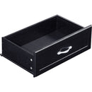 Modern 3 Drawer Bedroom Chest of Drawers with 6 Drawers Dresser, Clothes Organizer -Metal Pulls for Living Room, Bedroom, Hallway, Black,47.6" x 15.7" x 28.9"