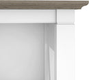 Bush Furniture Key West 66 Inch Bookcase Shiplap Gray White