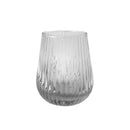 LINE COLORED GLASS GREEN - Set of 6