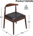 Midcentury Dining Chairs With Durable Premium Rope