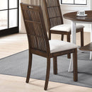 2 Pieces Set Dining Side Chair Rustic Modern Farmhouse Design Retro Design Easy to Assembly