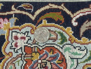 Persian Tabriz Rug 10x13 – Floral Medallion & Birds, Wool & Silk, 330 KPSI