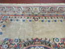 8' X 10' Vintage Handmade Wool Rug Aubusson Savonnerie Design European Nice
