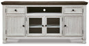 Havalance - Extra Large TV Stand - 4 Doors - Brown / Beige