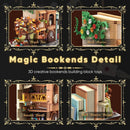 Bookend Magic House Building Kit 1488Pcs Organizer