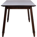 Brayson Walnut Rectangular Dining Table 67 Inch Wide