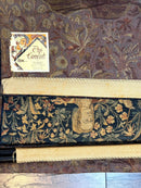 Vintage Belgium Tapestry 2x3 with Red, European Design, Flemish Tapestry