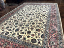 Karastan Rug 8.8 x 12, Ivory Rose Kashan