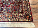Karastan Rug 5.9 x 9 Red Sarouk Rug