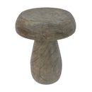 MGO Mushroom Side Table,Wood-like texture, Natural Color