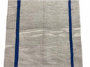 Geometric Turkish Kilim Rug 5' 7" x 7' 9", Flatweave Carpet, Minimal Design, Anatolian Carpet, Gray, Geometric, Dark Blue, Hand-Knotted, New