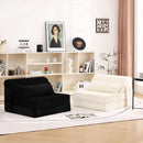 Multifunctional Sleeper Sofa Bed Single Size Beige