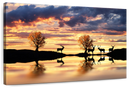 Lakeside Deer Wall Art