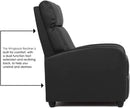 Brown Recliner Chair With Lumbar Support And Plush Comfort