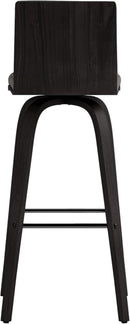 Vienna 30 Inch Bar Height Bar Stool Grey And Black