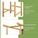 26 Inch Counter Height Wood Bar Stools Set of Two