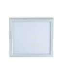13"W 1-Light Square LED Flush Mount Light Fixture White Acrylic Finish