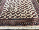 Karastan Rug 8.2 x 11.6 Beige Bokhara, Wool Pile, Vintage Discontinued Karastan Area Rug, Belgium Power Loomed Rug