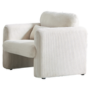 33"Corduroy Fabric Single Sofa, Modern Lounge Chairs Single Sofa with Support Pillow, for Apartment, Office, Living Room & Bedroom