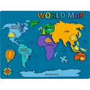 Rosa Talent World Map 3D Paint Set, MDF, 9.65*7.28 inches