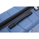 Hardshell Suitcase Spinner Wheels PP Luggage Sets Lightweight Durable Suitcase with TSA Lock,3-Piece Set (20/24/28), Blue