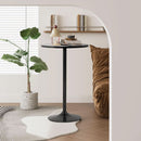 40 Inch Round Bistro Pub Table Industrial Grade MDF Top