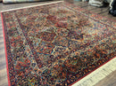 Karastan Rug 8.8 x 10.6, Multicolor Panel Kirman Rug